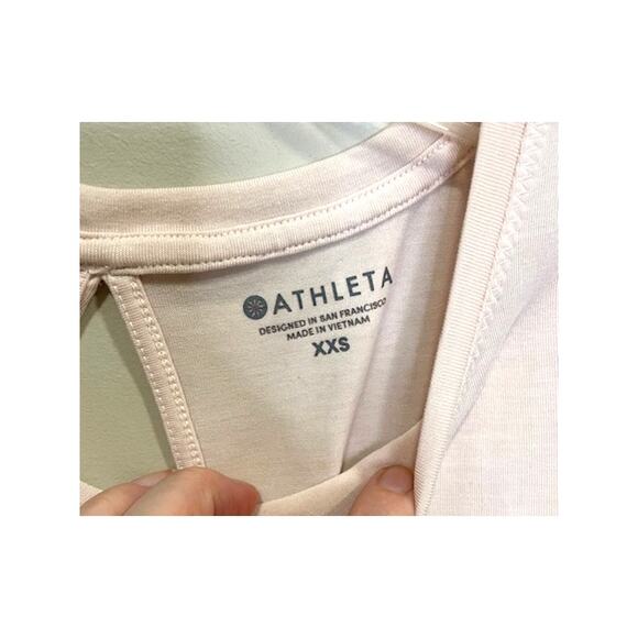Athleta Essence Open Back Tank Sleeveless Top  Pink Womens Small XXS - Picture 4 of 6